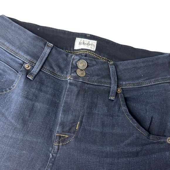 Hudson Cat Midrise Skinny w/ Step Hem dark wash womens jeans 26 LIKE NEW - Picture 8 of 14